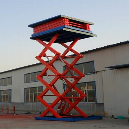 8米（mǐ）固定剪（jiǎn）叉式液壓升降貨梯