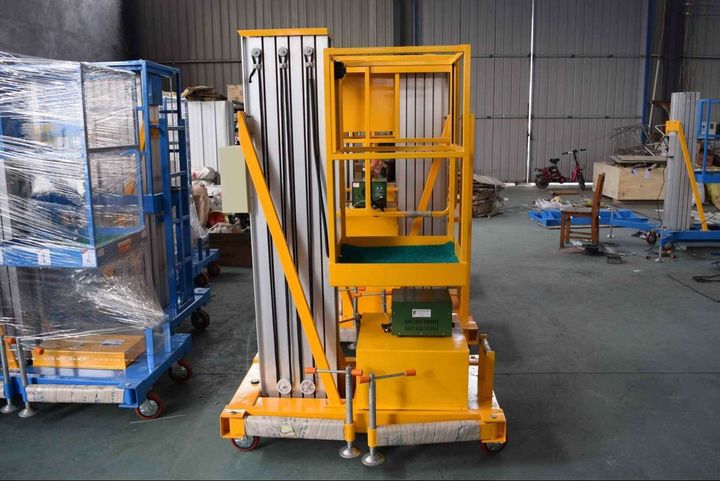 10米鋁合（hé）金電動（dòng）升降平台